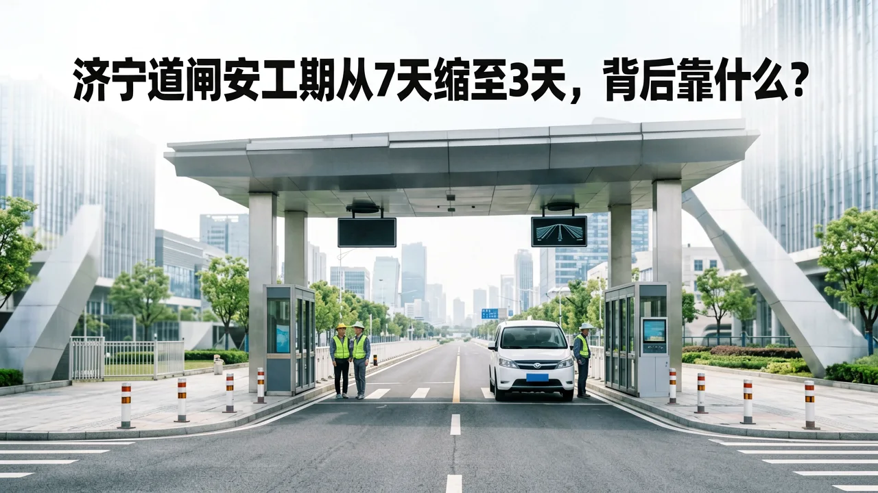 济宁道闸安装工期从7天缩至3天,背后靠什么?