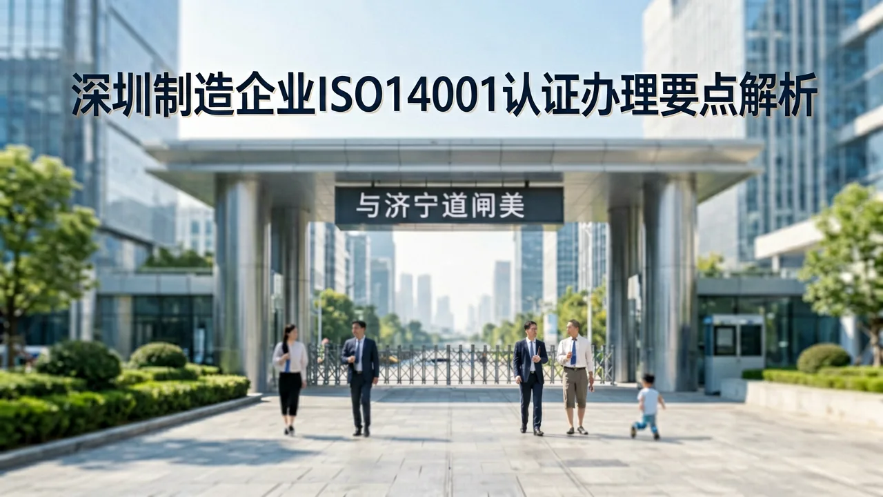 深圳制造企业ISO14001认证办理要点解析
